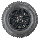 Chevrolet Silverado Trail Boss 18" Gloss Black Wheels, 275/65R18 Goodyear Territory MT Tires, Set of 4