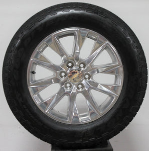 Chevrolet Silverado 20" Polished Wheels, 275/60R20 Goodyear Tires, Set of 4, Part# RD2GY