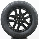 Chevrolet Silverado Trail Boss 20" Gloss Black, 265/60R20 Bridgestone AT set of 4, partt# RD5AT