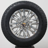 Chevrolet Silverado HD  20" Polished Wheels, 275/65R20 Tires, Set of 4, Part# PYS