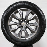Chevrolet Silverado Grey / Machined Wheels, 275/60R20 A/T Tires, Set of 4, Part# -RD4AT
