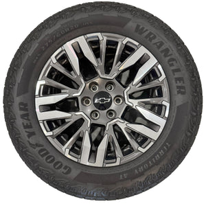 Chevrolet Tahoe / Suburban Z71 20" Grey / Machined Wheels, 275/60R20 Goodyear Territory AT set of 4, partt# R4M