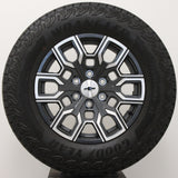 Chevrolet Colorado 18" Grey / Machined Wheels, 265/65R18 Goodyear AT Tires, Set of 4,  Part #PZI