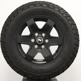 Ford Bronco 17" Black Wheels w/ 265/70R17 General ATX, PART# BRONCO10383