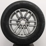 Chevrolet Colorado 17" Silver Wheels, 255/65R17 Goodyear Tires, Set of 4,  Part #Q5W