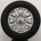 Chevrolet Silverado HD  20" Polished Wheels, 275/65R20 Tires, Set of 4, Part# 5K9