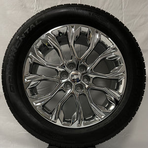 Chevrolet Traverse 20" Chrome Wheels, 255/55R20 Tires, Set of 4, Part# RZR