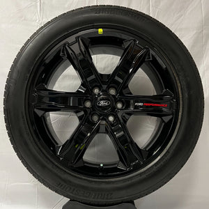 Ford Performance F150 22" Gloss Black Wheels, 275/50R22 Bridgestone Tires, Set of 4