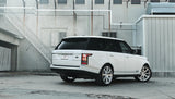 White Range Rover with custom forged wheels