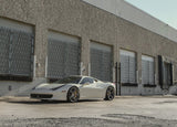 White Ferrari 458 with Modulare B35 wheels