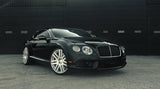 Brushed Modulare B3 wheels on black bentley continental gt