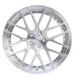Modulare D14 2-piece forged wheel in brushed finish