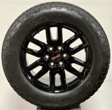 GMC Sierra AT4 20" Gloss Black Wheels, 275/60R20 Goodyear set of 4, partt# RD3GY