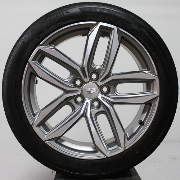 Cadillac XT4 Grey / Machined wheels, 245/45R20 Continental Tires, Set of 4, Part # RQ9