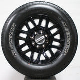 Ford F250 20" Gloss Black Wheels, 275/65R20 Michelin, Set of 4, Part# KC3Z1007A