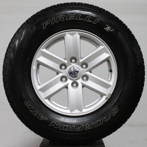 Ford F150 17" Silver Painted Wheels, 265/70R17 Pirelli,, Set of 4, Part# F15095048