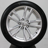 Cadillac CT4 17" Silver Wheels, 225/45R17 Continental Tires, Set of 4, Part # RID