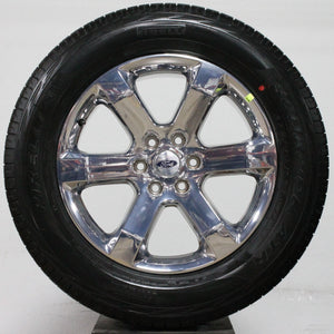 2021 Ford F150 20" Chrome Wheels, 275/60R20 Pirelli Tires, Set of 4, Part# F15095030