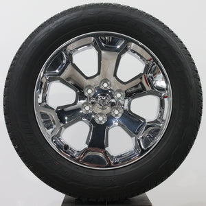 Ram 1500 20" Chrome Clad Wheels, 275/50R20 Bridgestone Tires, Set of 4,  Part # WRK