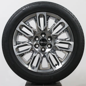 GMC Sierra Denali Ultimate 22"  Wheels, 275/50R22 Tires, Set of 4,  Part # SH0