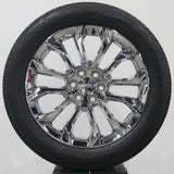 GMC Yukon / Sierra 22" Chrome Wheels, 275/50R22 Tires, Set of 4,  Part # SSI