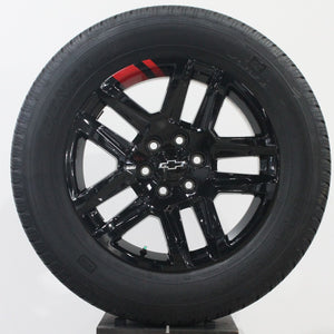 Chevrolet Silverado Redline 20" Gloss Black / Red, 275/60R20 General Tires set of 4, part# RPS