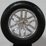 gmc sierra factory wheels, gmc 20" wheels, polished wheels, wheels for gmc truck, bridgestone dueler at