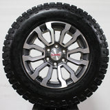 GMC Sierra AT4 18" Grey / Machined wheels, 275/65R18 Goodyear Duratrac Tires, Set of 4