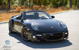 Porsche 911 with Modulare C30-DC forged wheels in black