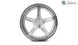 Modulare M25 3-piece forged wheel in brushed aluminum