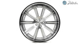Modulare M26 forged wheel in brushed aluminum w/ clear coat