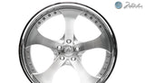 Modulare M2 3-piece forged wheel in brushed aluminum finish