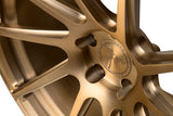 Close up of Modulare B9 brushed gold wheel